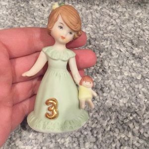Porcelain Growing Up Birthday Dolls- 3 years